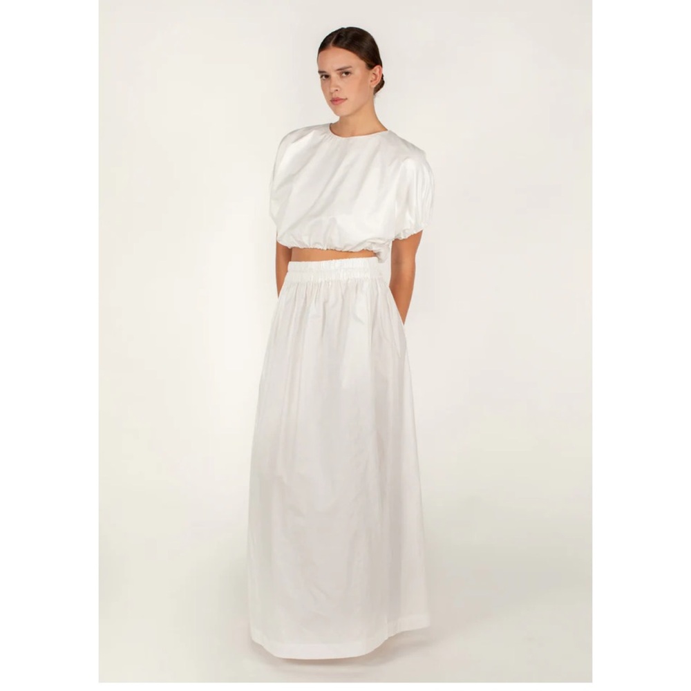 Delia White Skirt by